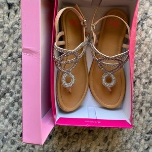 Gianni Bono Girls Size 5 Dress Sandals